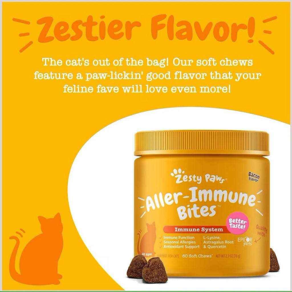 Zesty Paws Aller-Immune Bites for Cats - Pet Supplies online store