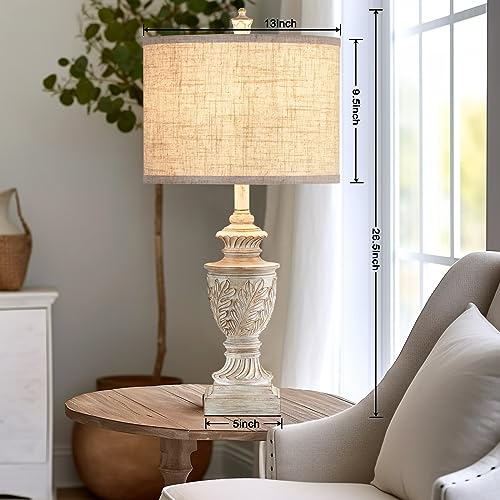 Farmhouse Table Lamps Set of 2, 26