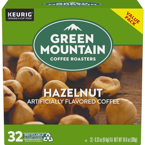 Green Mountain Coffee Roasters Hazelnut Coffee, Keurig Single-Serve K-Cup pods, Light Roast, 96 Count