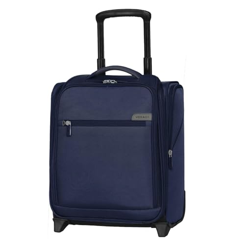 Verage Carry On Underseat Luggage with Wheels & USB Port, Wheeled Spinner Bag Carry-on Luggages for Airlines, Lightweight Suitcase Men Women, Pilots and Crew