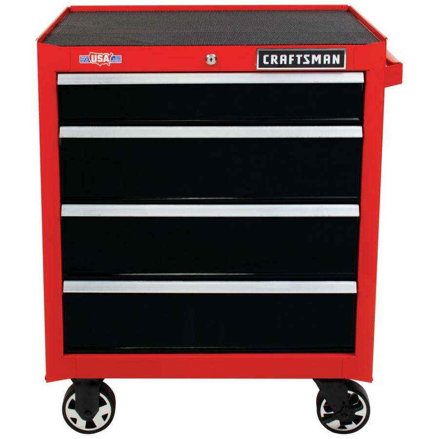 Craftsman 2000 Series 26-In 4-Drawer Tool Cabinet Cmst98215rb