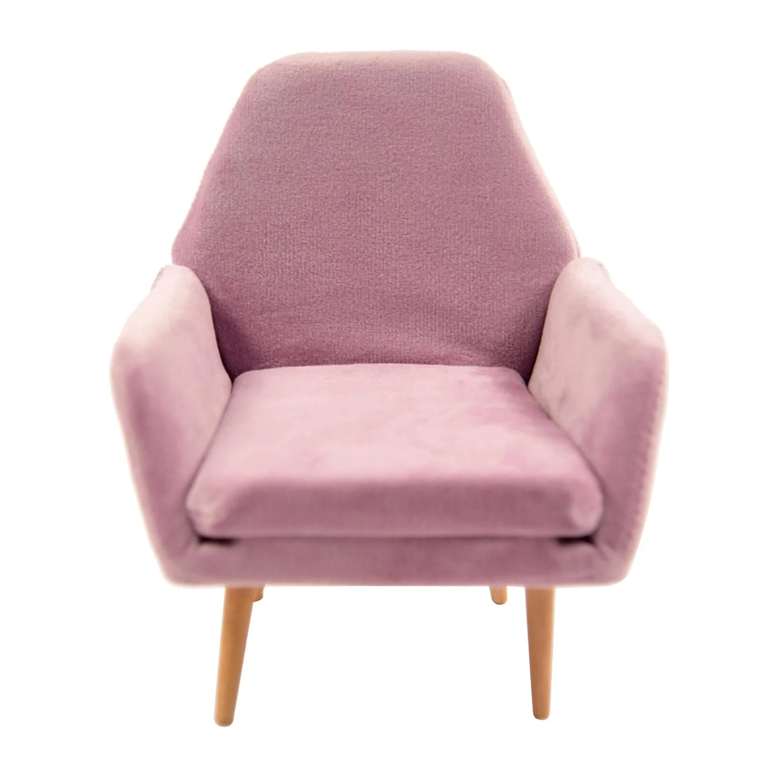 1:6 Dollhouse Miniature Modern Single Sofa Furniture for Living for Dolls Bed Room Decoration Accessory - Pink, 14.5x13x10.5cm Type C