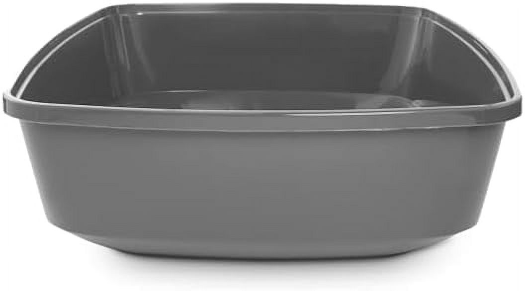 Charcoal Open Cat Litter Box, 19.5