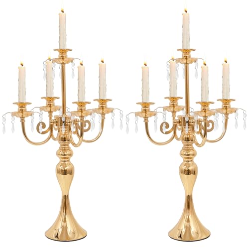 2Pcs Candelabras Centerpieces for Tables, 20