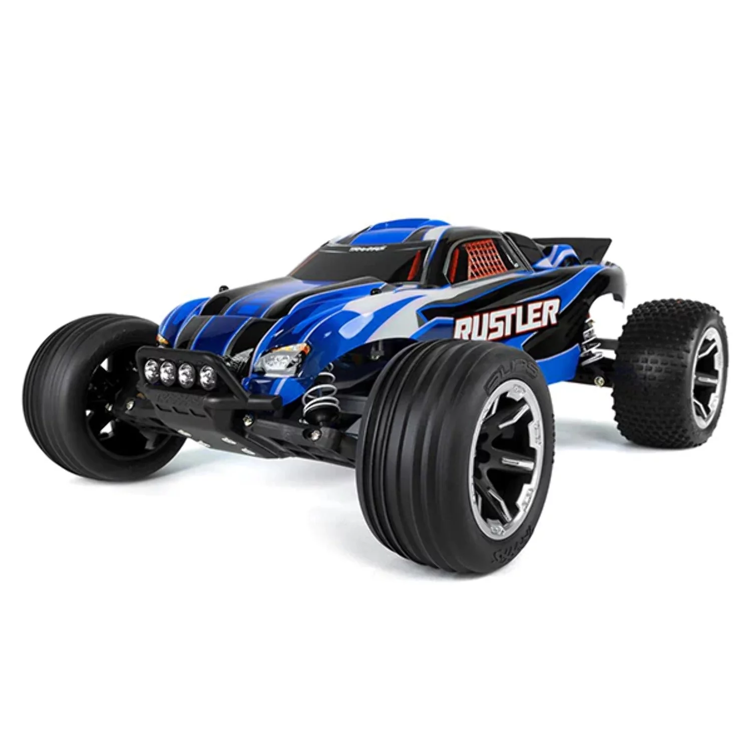 Traxxas Rustler 1/10 RTR Stadium Truck w/LED Lights, TQ 2.4GHz Radio, Battery  DC Charger