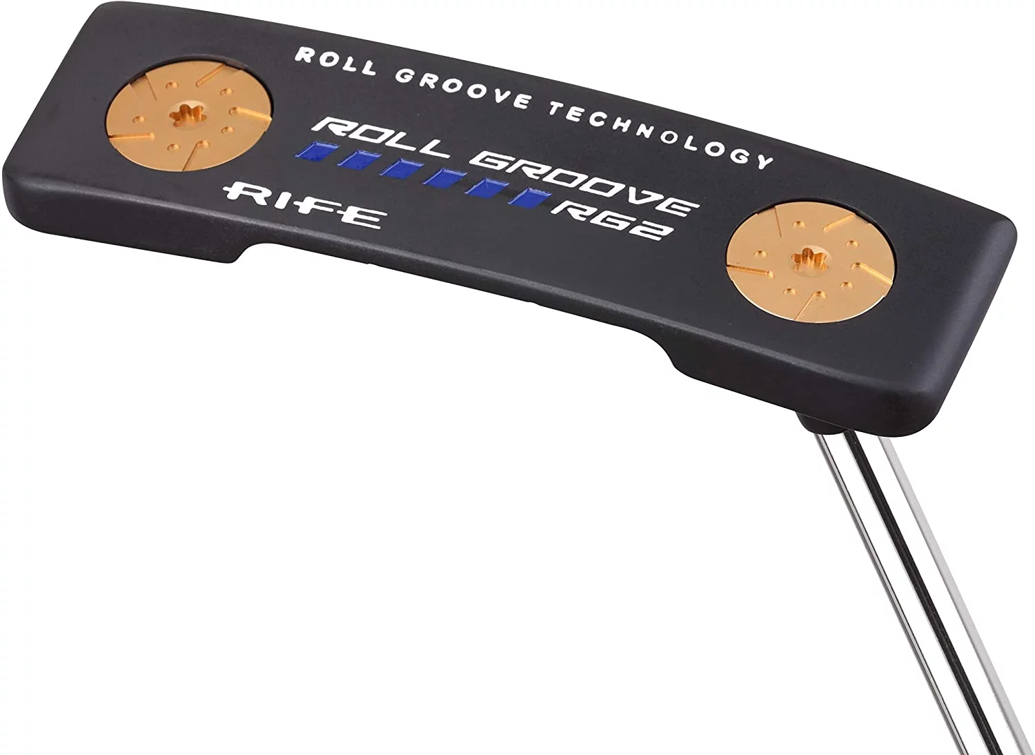 Rife Golf Roll Groove Technology Series (33 Inches) Right Handed RG2 Widened Heel Blade Putter Precision Milled Face Edge Cavity and Bumpers Ensures an Ideal Weight Distribution and Balance