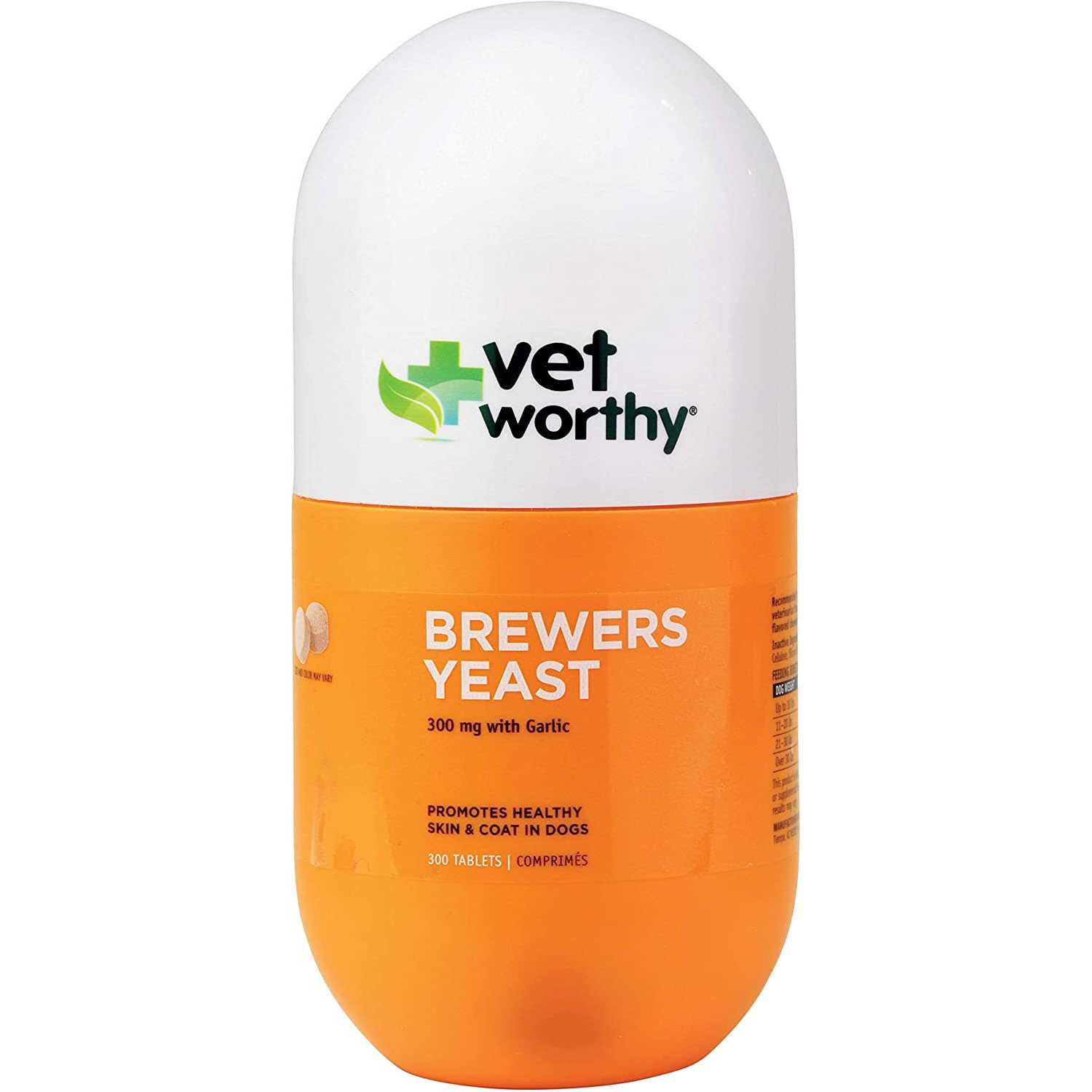 Vet Worthy Brewers Yeast Chewable Tablets for Dogs - Pet Supplies online store