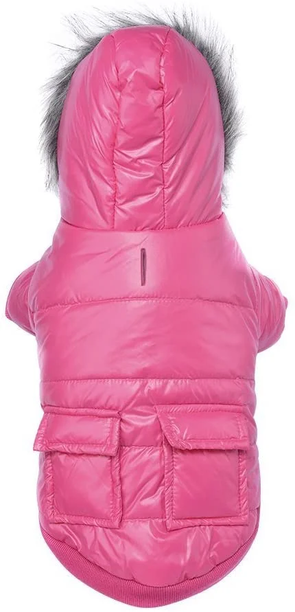 lesypet Dog Coats for Small Dogs, Dog Jacket Warm Dog Winter Coat Windproof Puffer Jacket for Small Dogs Puppy, Pink XXL