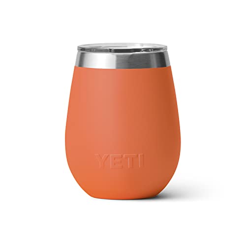 YETI Rambler 10 oz Wine Tumbler, Vacuum Insulated, Stainless Steel with MagSlider Lid, Navy