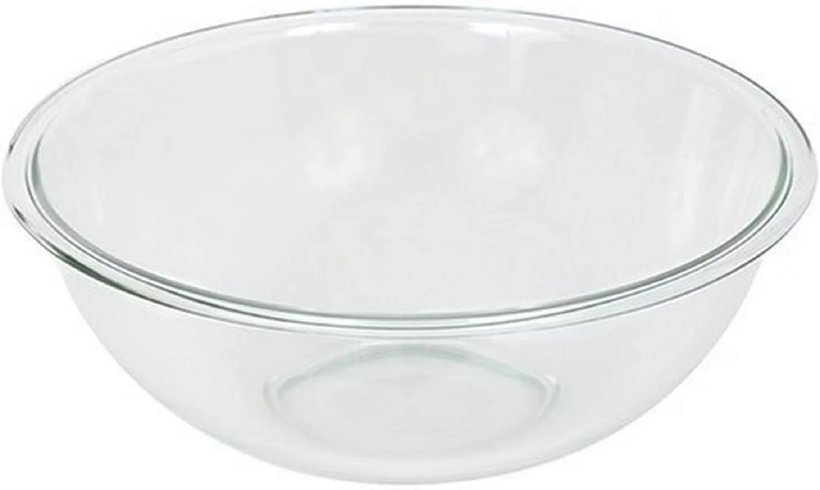 Pyrex Prepware 4-Quart Rimmed Mixing Bowl, Clear - Curated Treasures Market