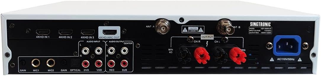 SINGTRONIC KSP-1000ProW Professional 2000W Digital Karaoke Sound Processor