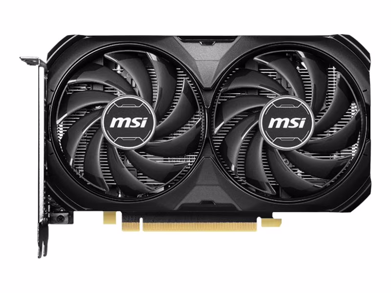MSI GeForce RTX 4060 Ti VENTUS 2X BLACK 8G OC - Graphics card - GeForce RTX 4060 Ti - 8 GB GDDR6 - PCIe 4.0 x16 - 3 x DisplayPort, HDMI - black