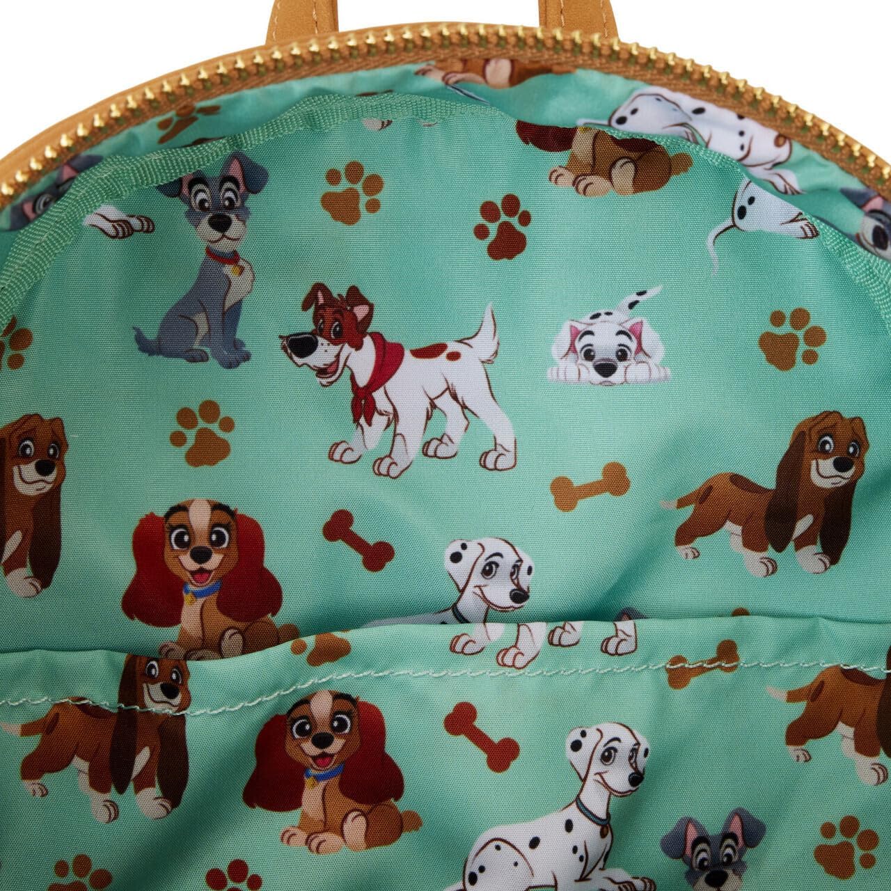 Loungefly Disney I Heart Dogs Dog House Triple Lenticular Double Strap Shoulder Bag