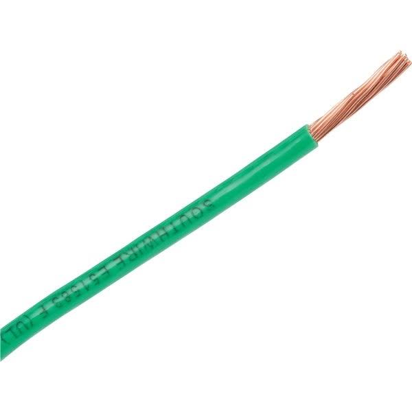 Southwire 22977301 Building Wire,THHN,10 AWG,Green,500ft