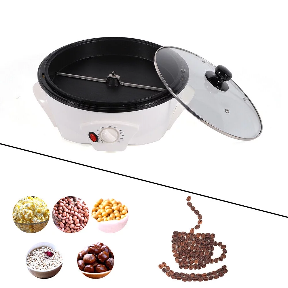 Electric Coffee Bean Roasting Machine Round Coffee Roaster Baking Baker Home
