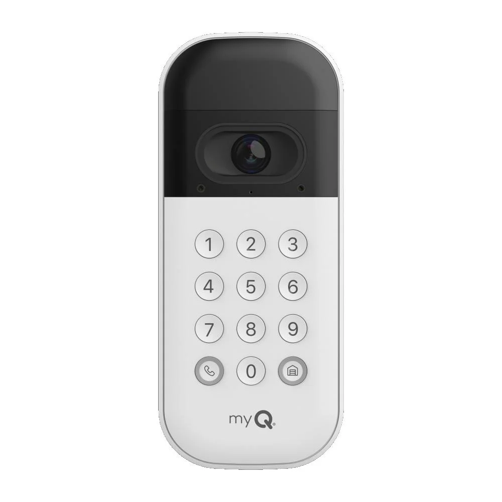 myQ Smart Garage Video Keypad with Camera, Smartphone Control, Wifi wireless technology, Chamberlain