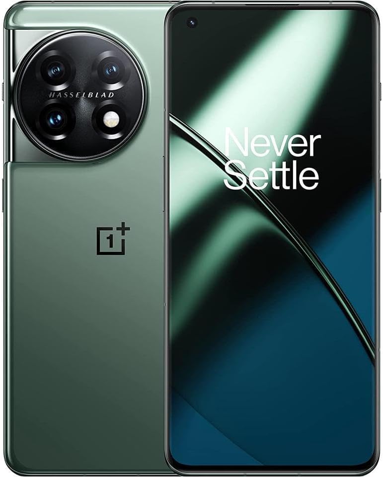 ONEPLUS 11 5G Dual PBH110 256GB 12GB RAM Factory Unlocked (GSM Only | No CDMA - not Compatible with Verizon/Sprint) China Version w/Google Play - Green
