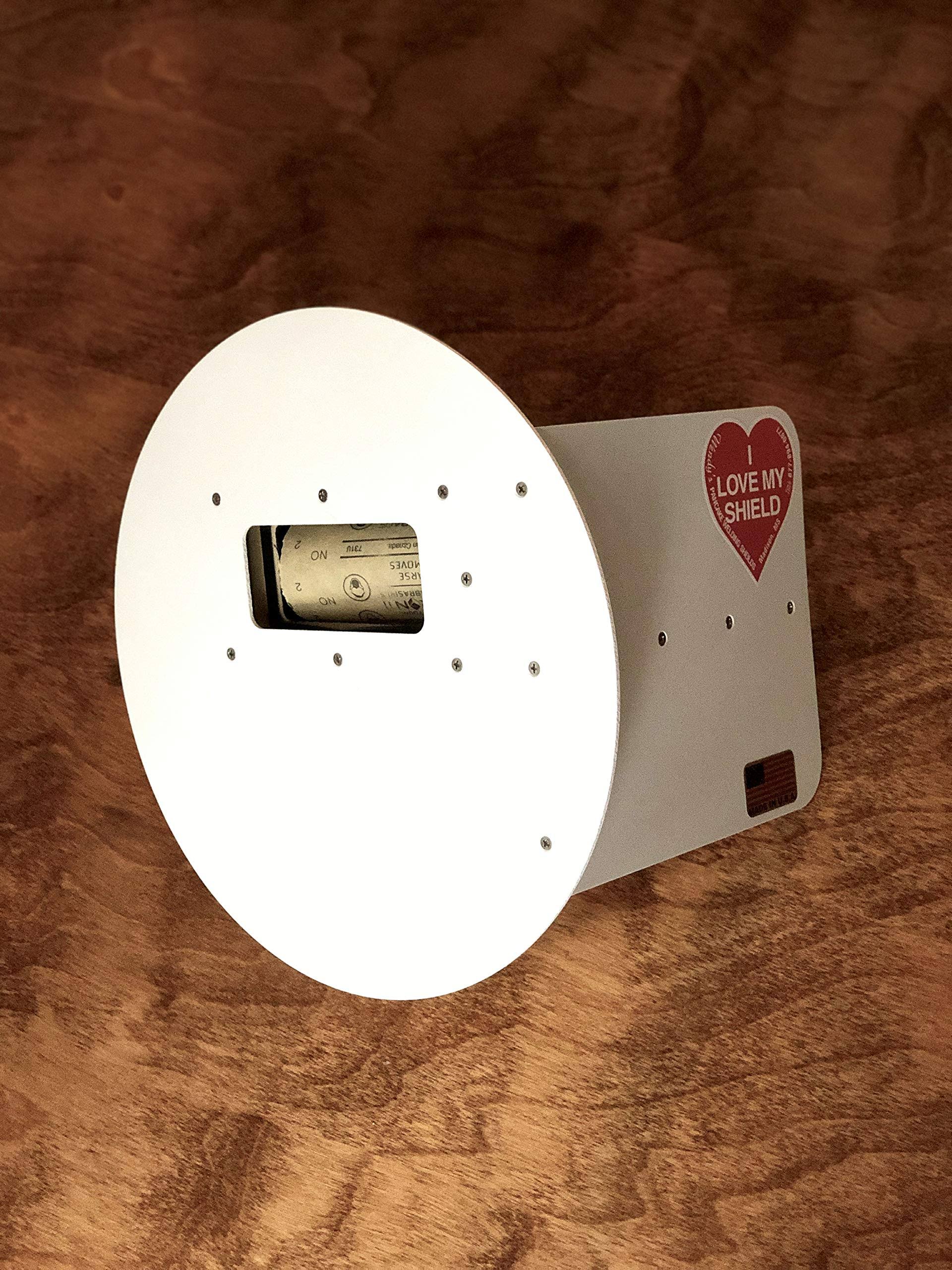 Wendy&s Pancake Welding Hood Helmet w/Strap - Right Handed - White