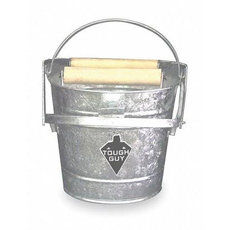 Top Brand Silver Galvanized Steel Mop Bucket and Wringer, 3 gal. - 2mpe1, Size: One Size