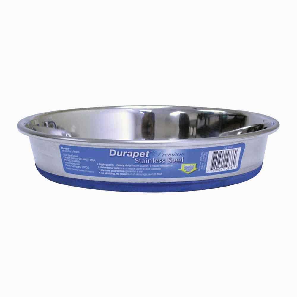 Durapet Stainless Steel Cat Dish - Pet Supplies online store