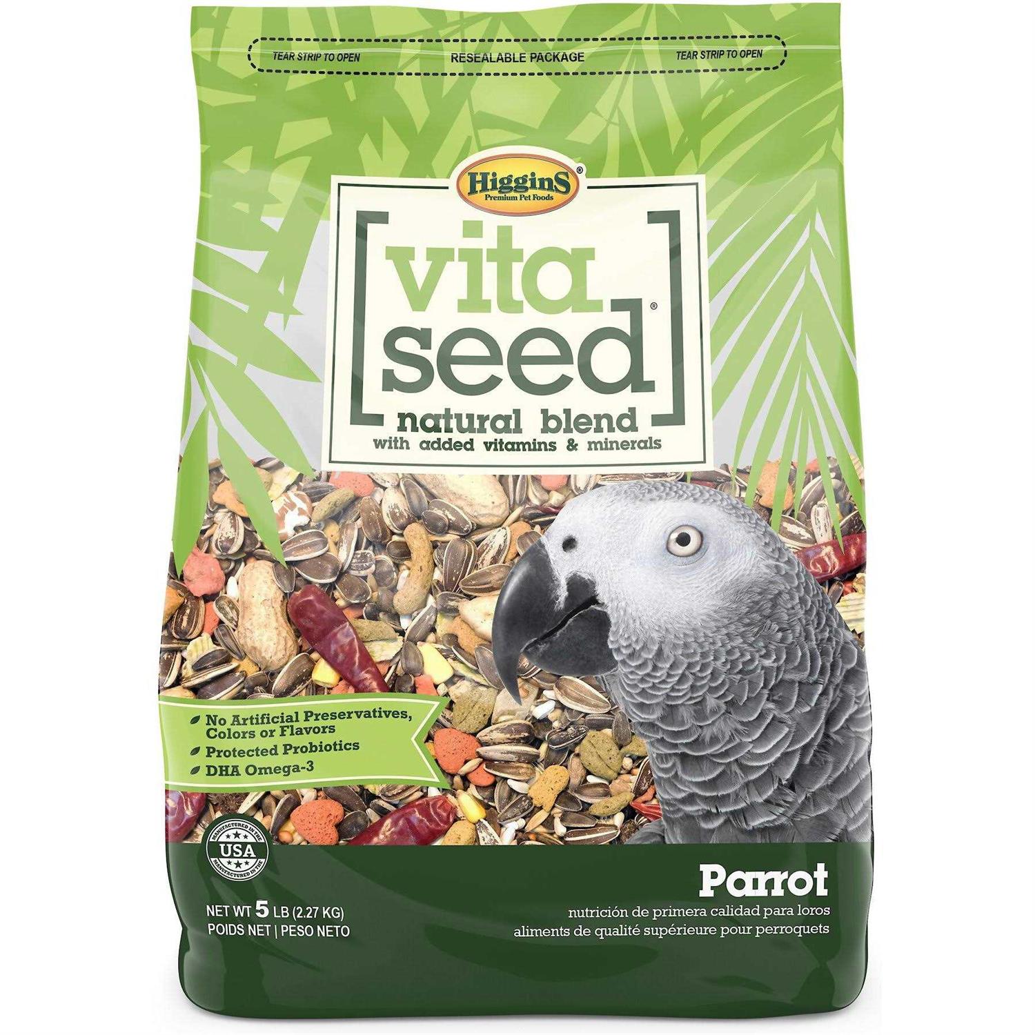 Higgins Vita Seed Parrot Food - Pet Supplies online store