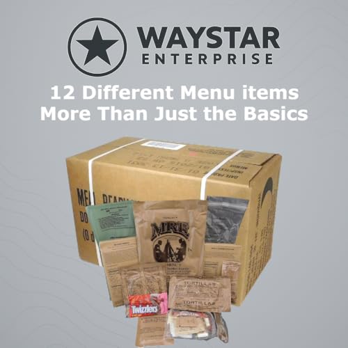 MRE Meals Ready to Eat – A & B Case Bundle (2 x 12 Packs) – 2025 Inspection or Better – Emergency Survival Food w/Flameless Heaters