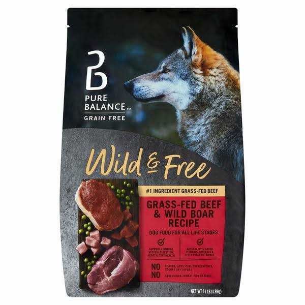 Pure Balance Wild & Free Beef & Wild Boar Recipe Dry Dog Food - Pet Supplies online store