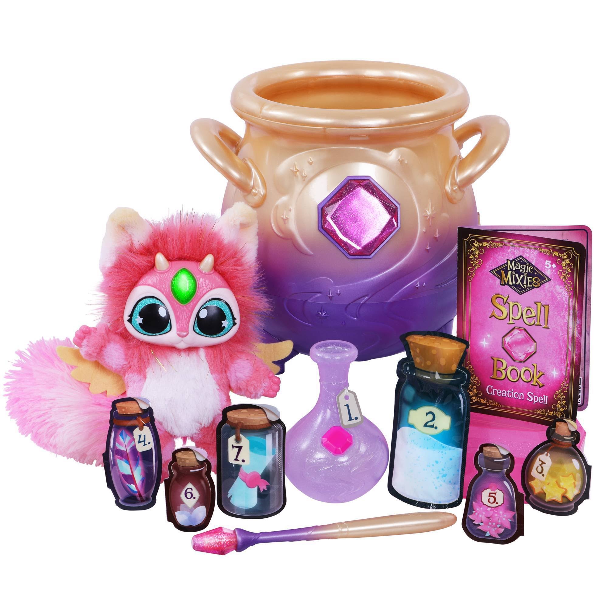 Magic Mixies Magical Misting Cauldron with Interactive Pink Toy