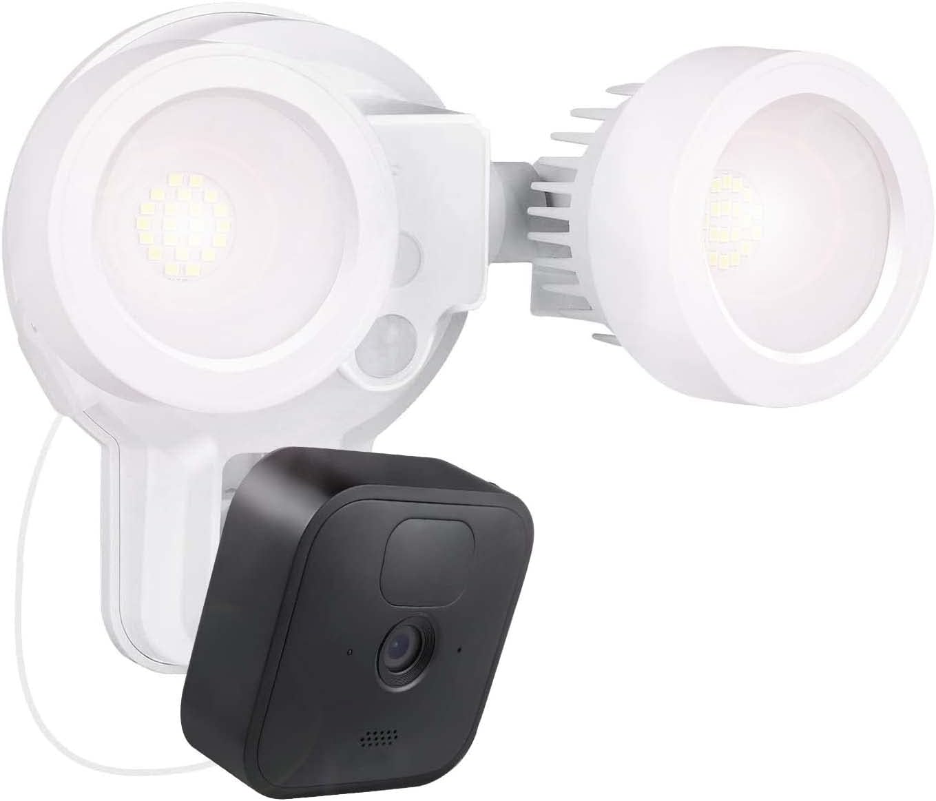 Wasserstein 3-in-1 Floodlight, Charger and Mount Compatible with Blink Outdoor & Blink XT2/XT Camera - Turn Your Blink Camera into a Powerful Floodlight (White) (Blink Camera NOT Included)