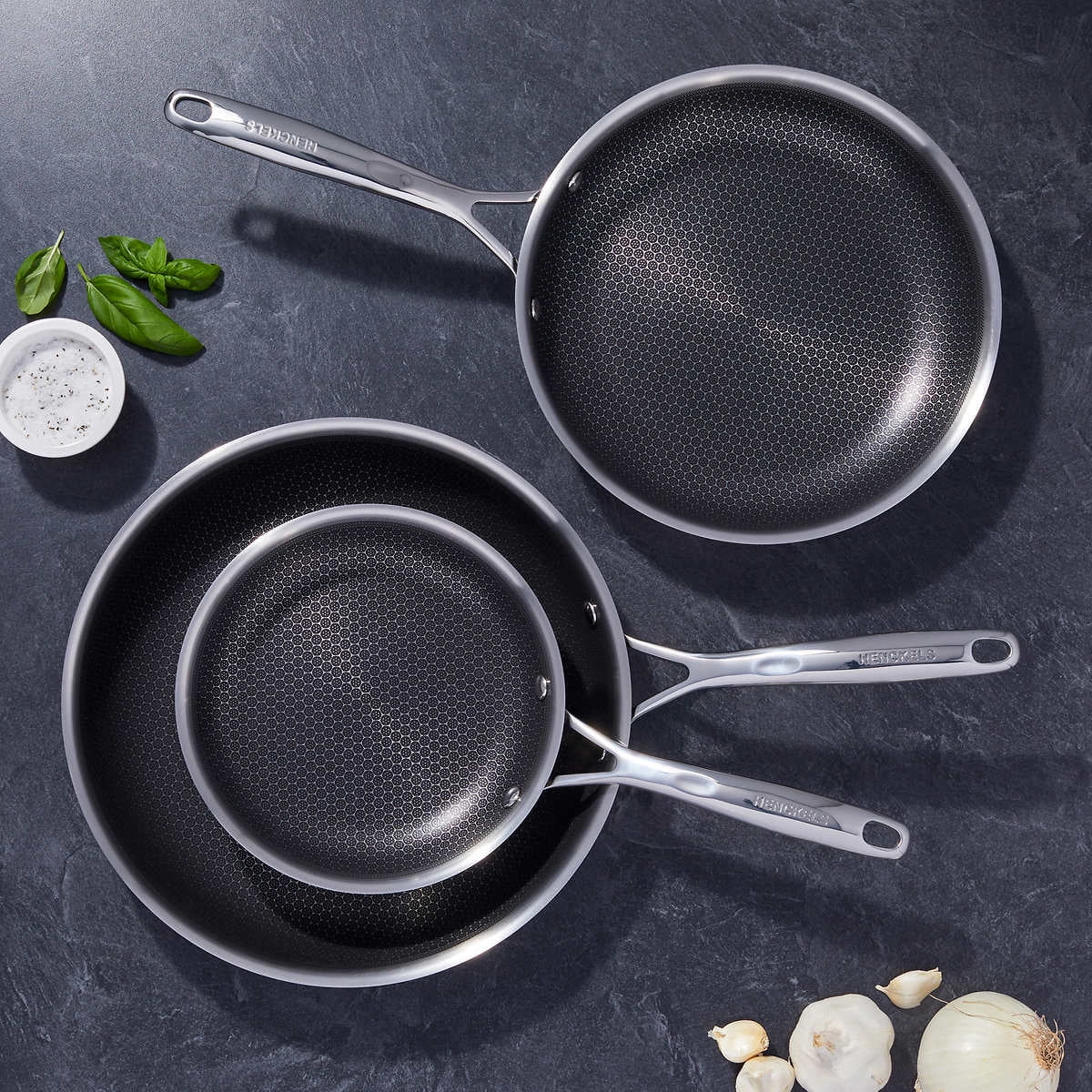 Henckels HXagon 3-piece Skillet Set