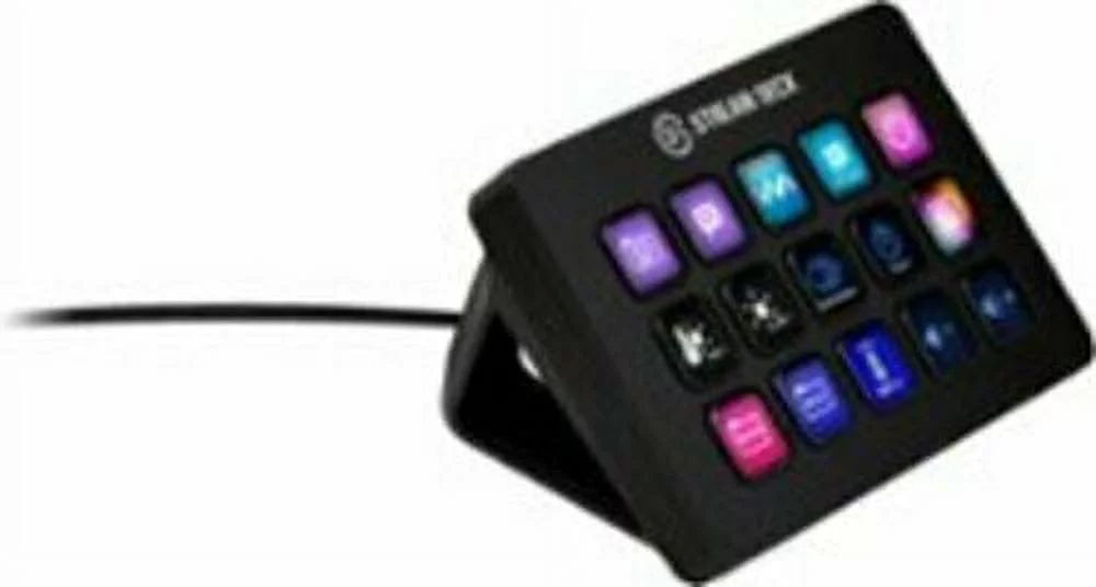 Corsair - Elgato Stream Deck MK.2 with 15 Customizable LCD Keys Tactile Control Interface - 10GBA9901 - Radiant Selections
