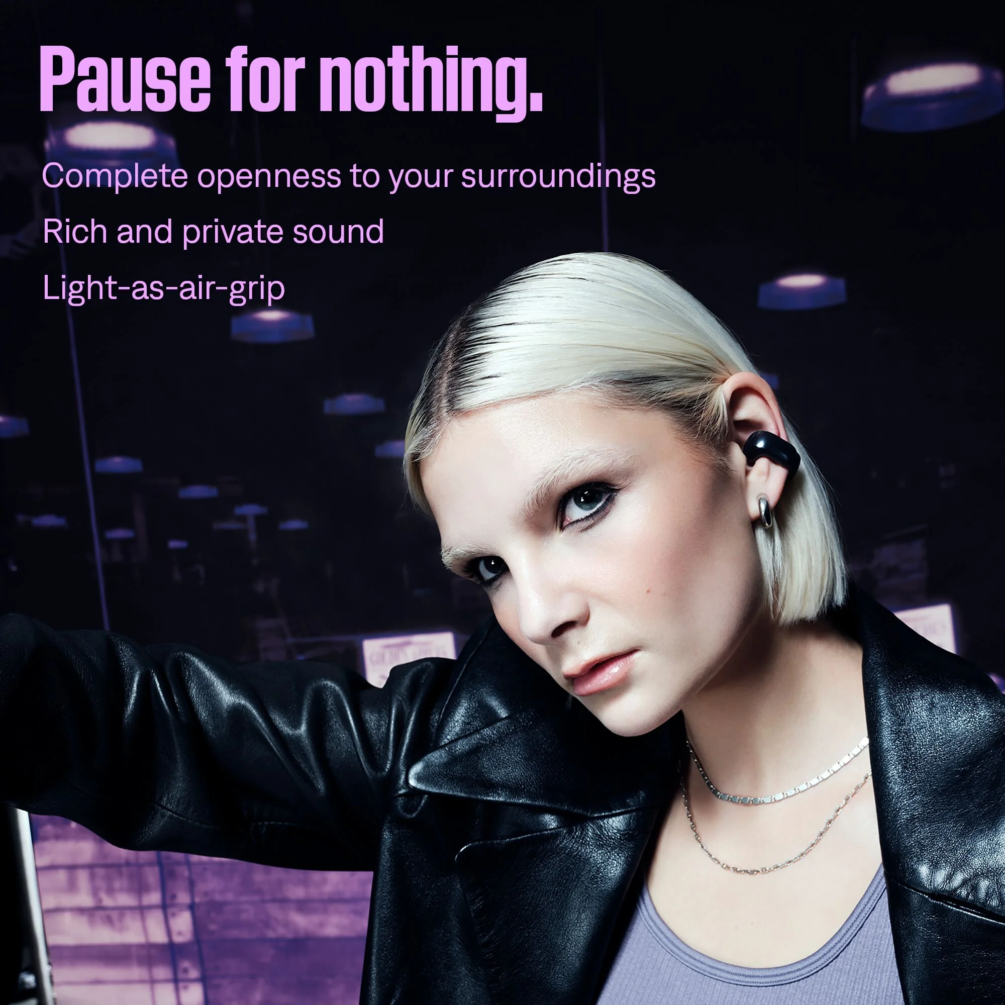 Bose Ultra Open Ear Headphones, Bluetooth Wireless Earbuds with Charging Case, Black - Radiant Selections