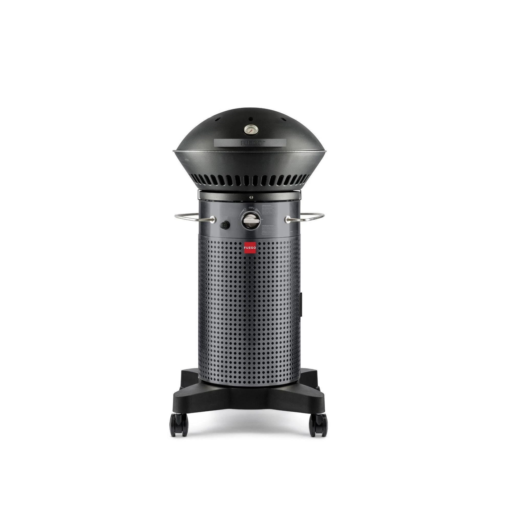 Fuego F21C-H Element Hinged Propane GAS Grill, Dark Gray