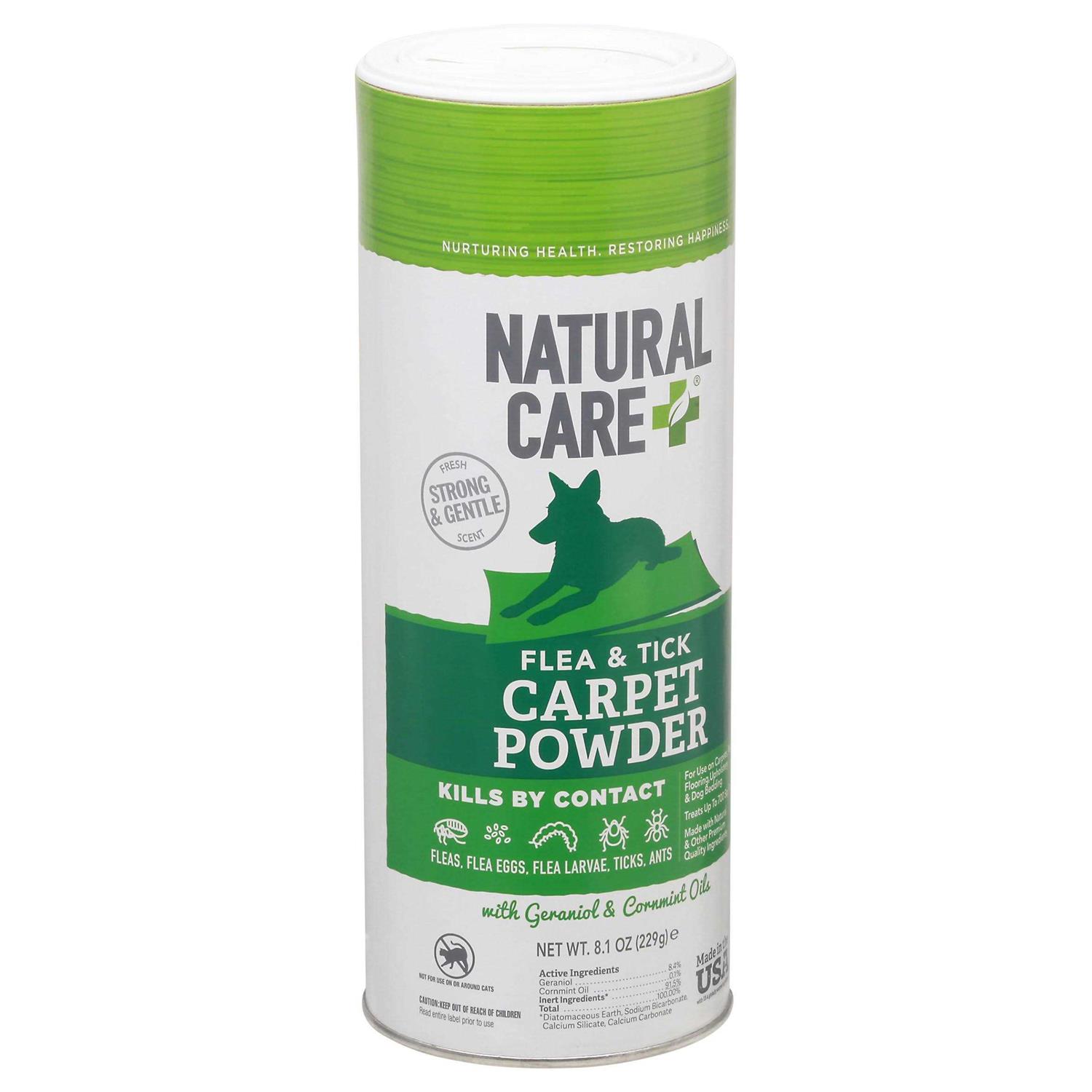 Natural Care Flea and Tick Carpet Powder Flea Treatment for Rugs, Carpet, or Pet Bedding - Pet Supplies online store