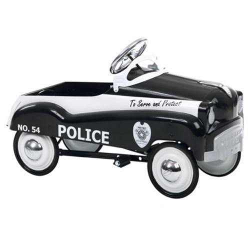 Instep Police Car Pedal Riding Toy, Black