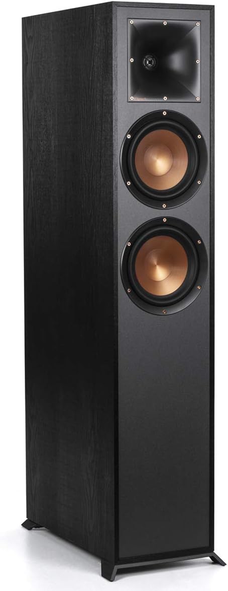 Klipsch R-625FA Dolby Atmos Floorstanding Speakers - Pair (Black)