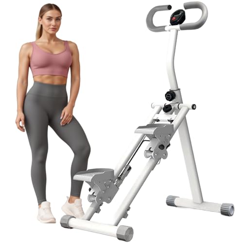 Stair Stepper for Home Vertical Climber, Foldable Full Body Exercise Aerobic Climbing Machines, Mountaineering Fitness Equipment with Adjustable Handles