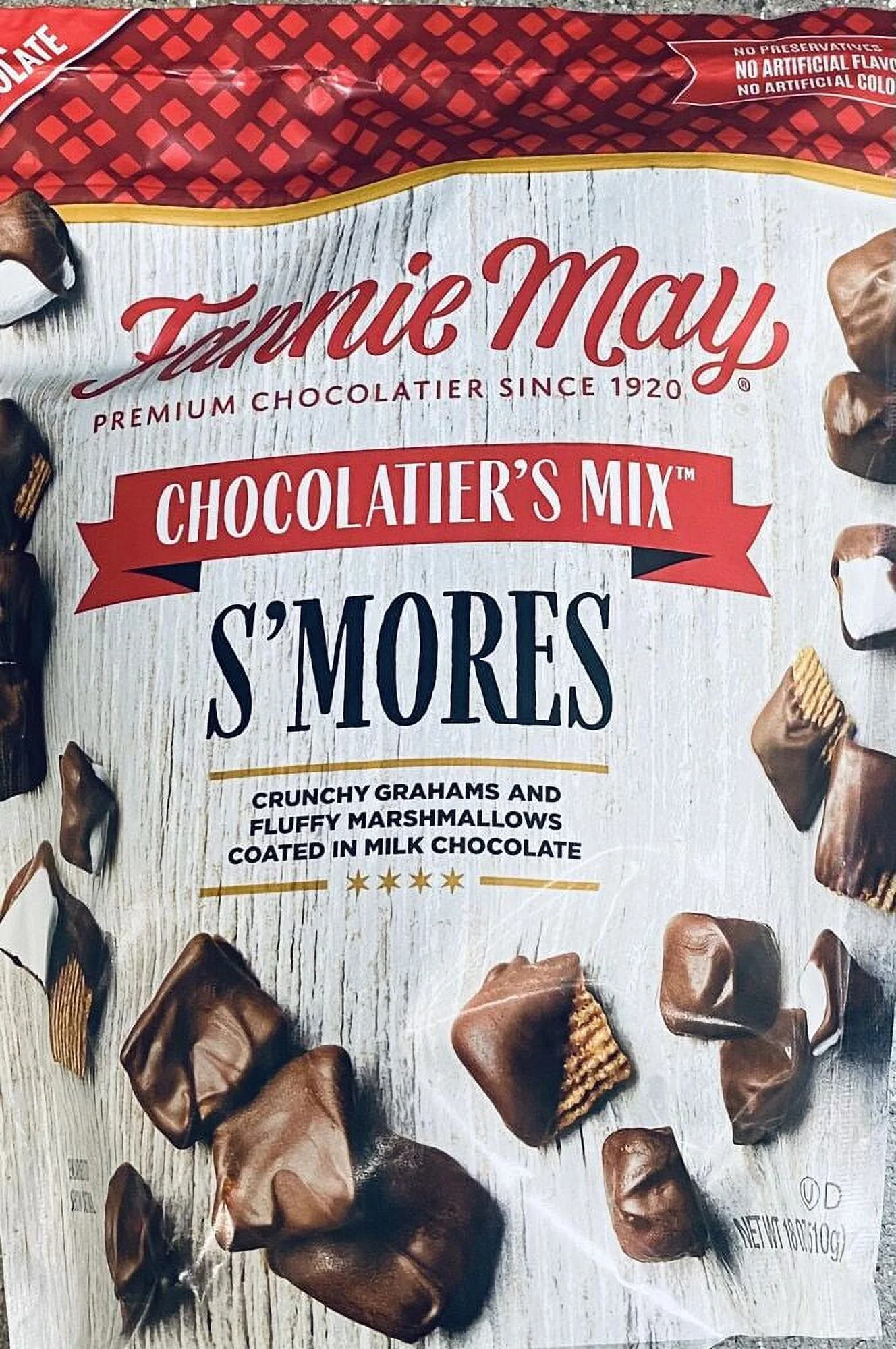 3x Fannie May SMORES S'MORES Chocolatiers Snack Mix 18 oz Bag - 3 PACKS