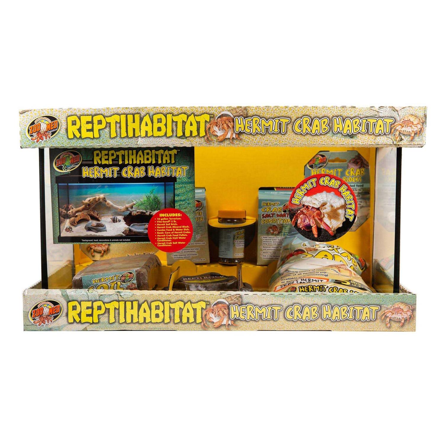 Zoo Med ReptiHabitat Hermit Crab Kit - Pet Supplies online store