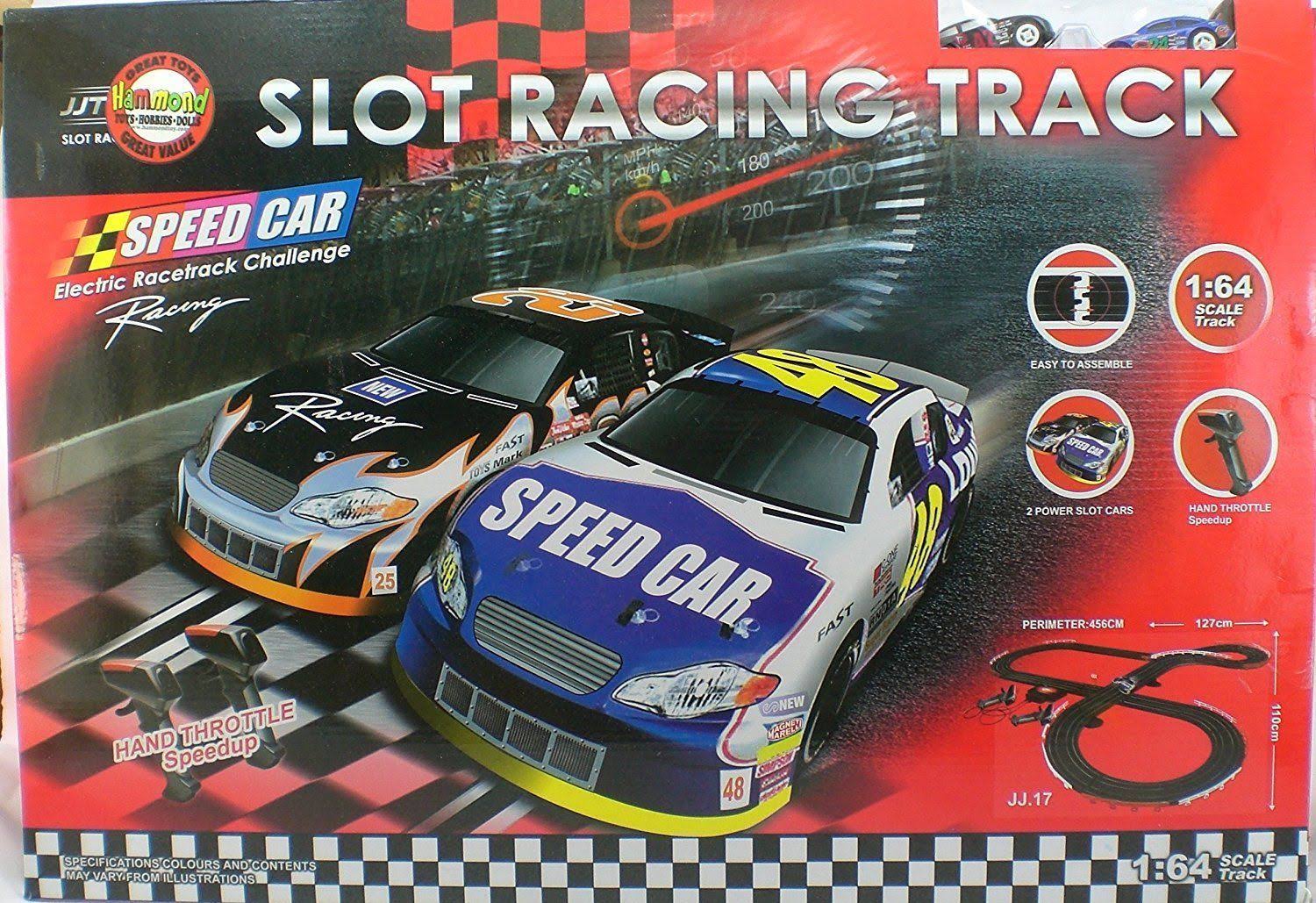 Nascar Style Slot Car Track HO Scale Race Set New and Improved 2017