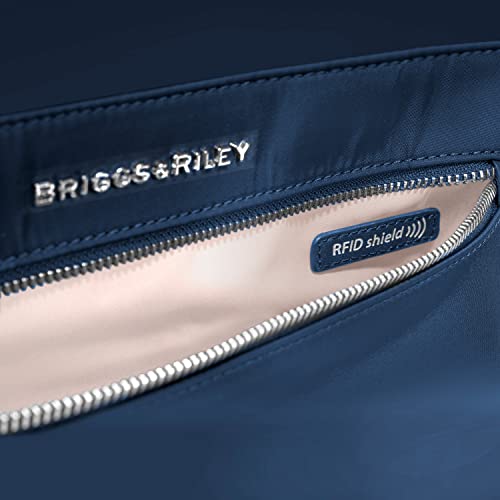 Briggs & Riley Rhapsody Softside Underseat Carry On Cabin Spinner, Black, Wide 16-Inch