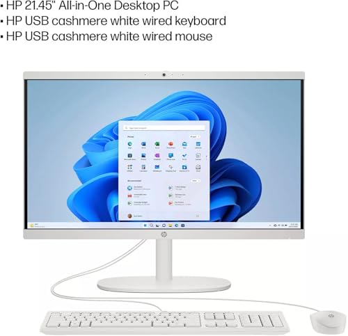 HP 2024 Newest All-in-One Desktop, 21.5
