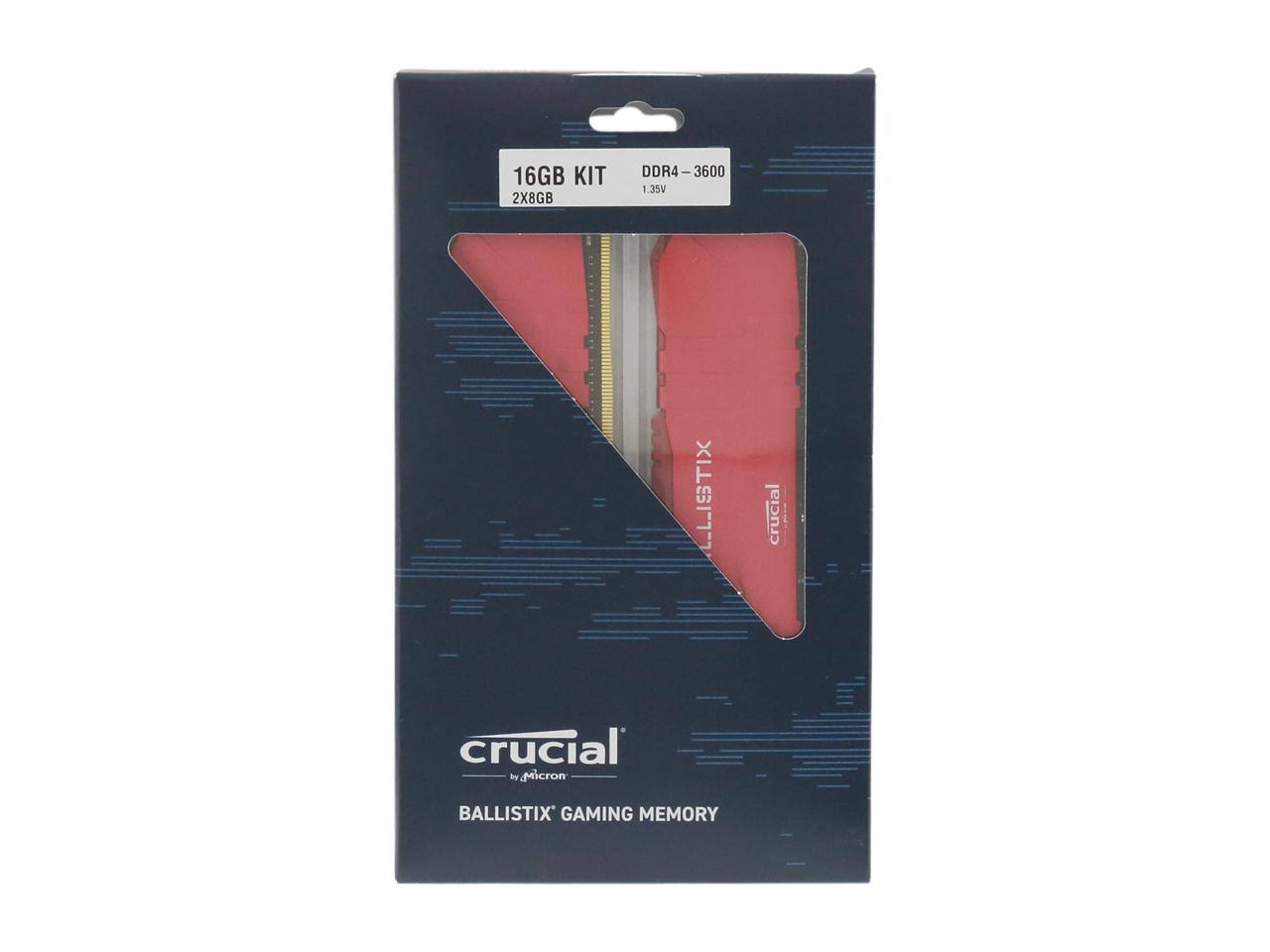 Crucial BL2K8G36C16U4R Ballistix 16GB (2 x 8GB) DDR4 SDRAM Memory Kit