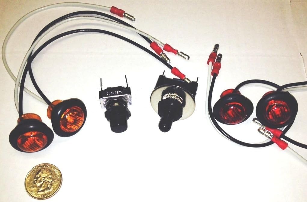 UTV/SXS/ATV Turn Signal Kit w/HORN for John Deere Gator line Bright 3/4