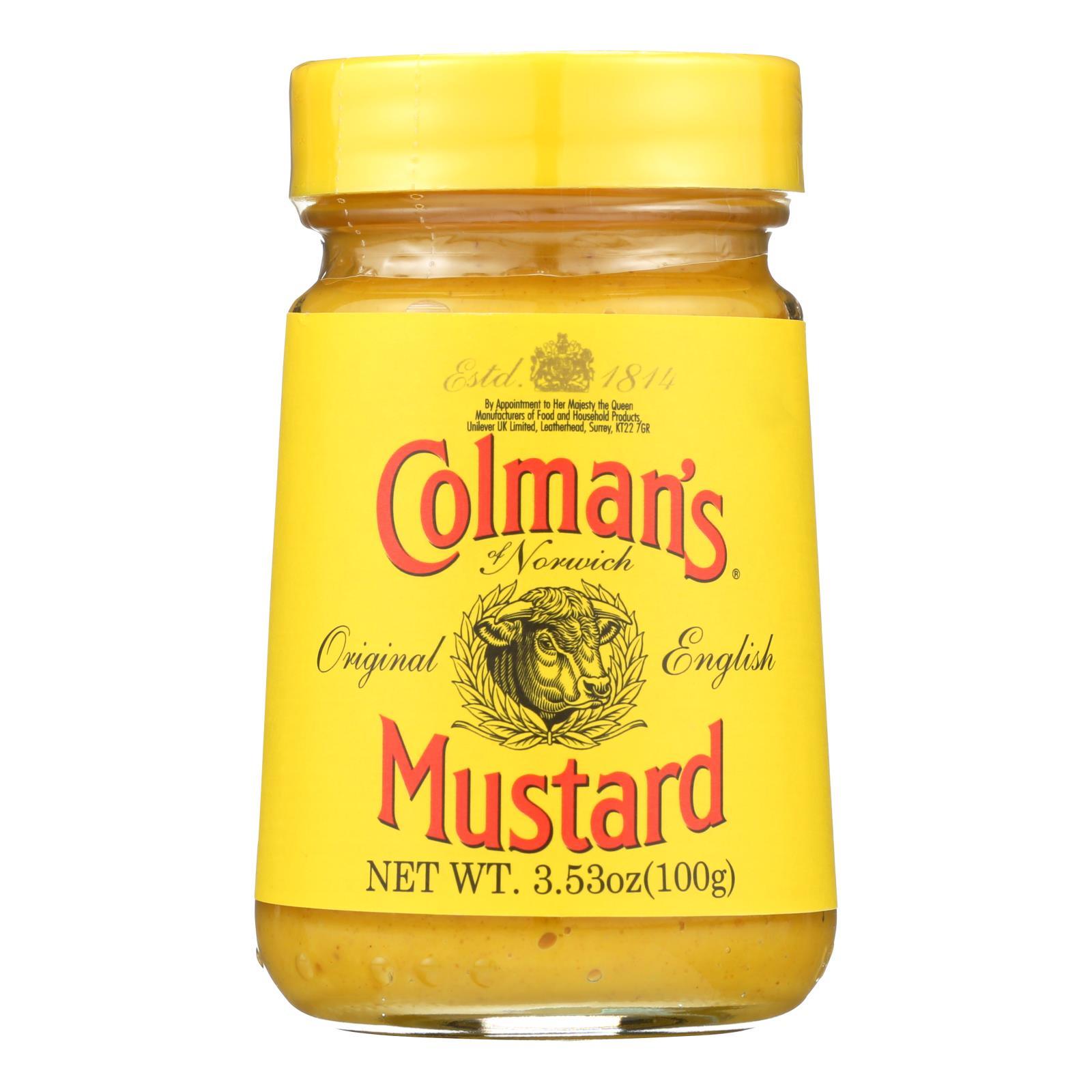 Colman Original English Mustard - Case of 8 - 3.53 oz.