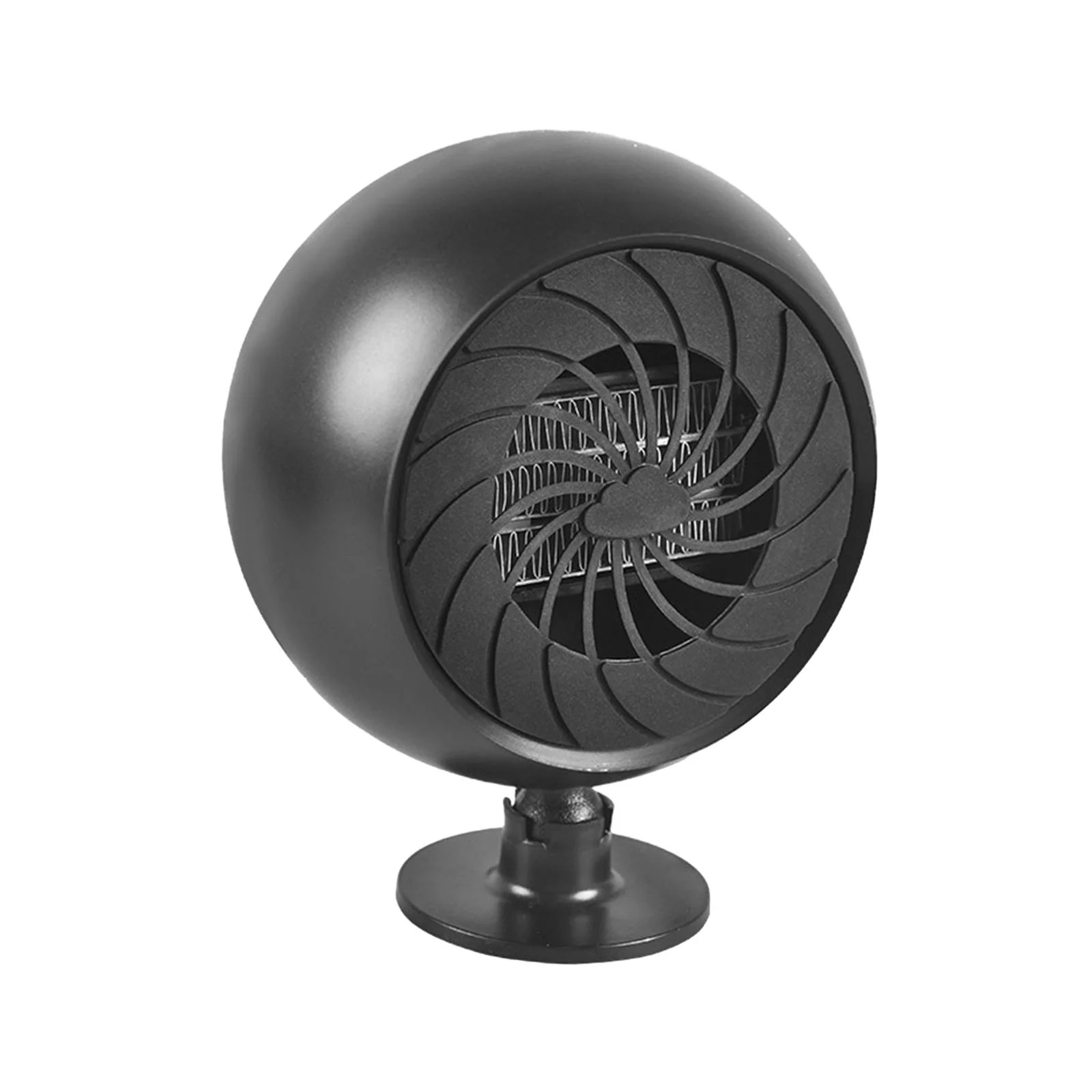 12V Car Heater Heater Fan Mini PTC Ceramic Heater for Truck Vehicles RV Clouds Black