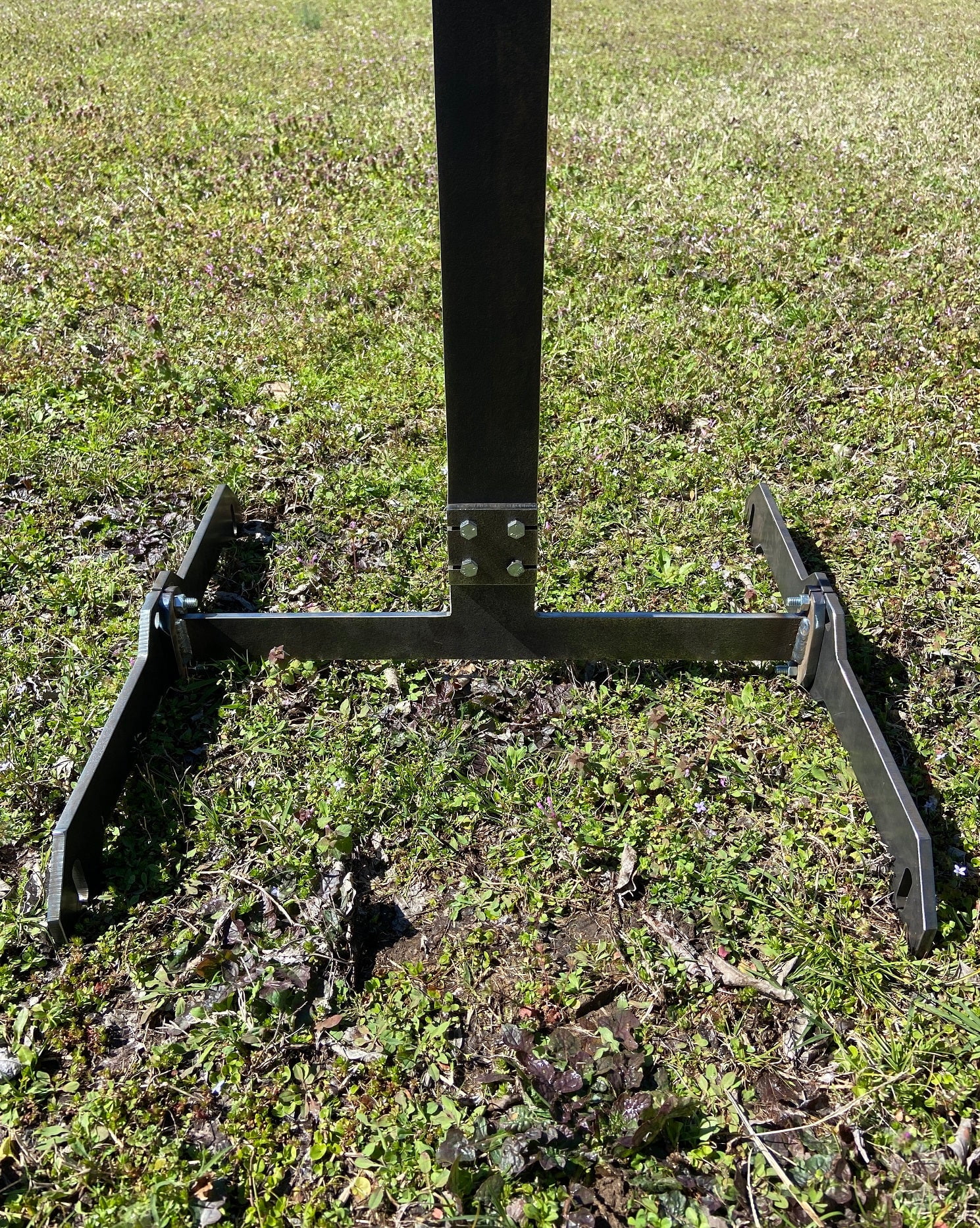 Magnum Target 6ft Tall Steel Shooting Dueling Tree Stand Range Reactive Target w/ 6