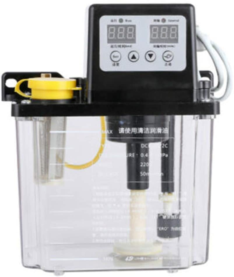 SHANNA 110V Automatic Electric Lubrication Oil Pump CNC Pump Dual Digital Display 2L