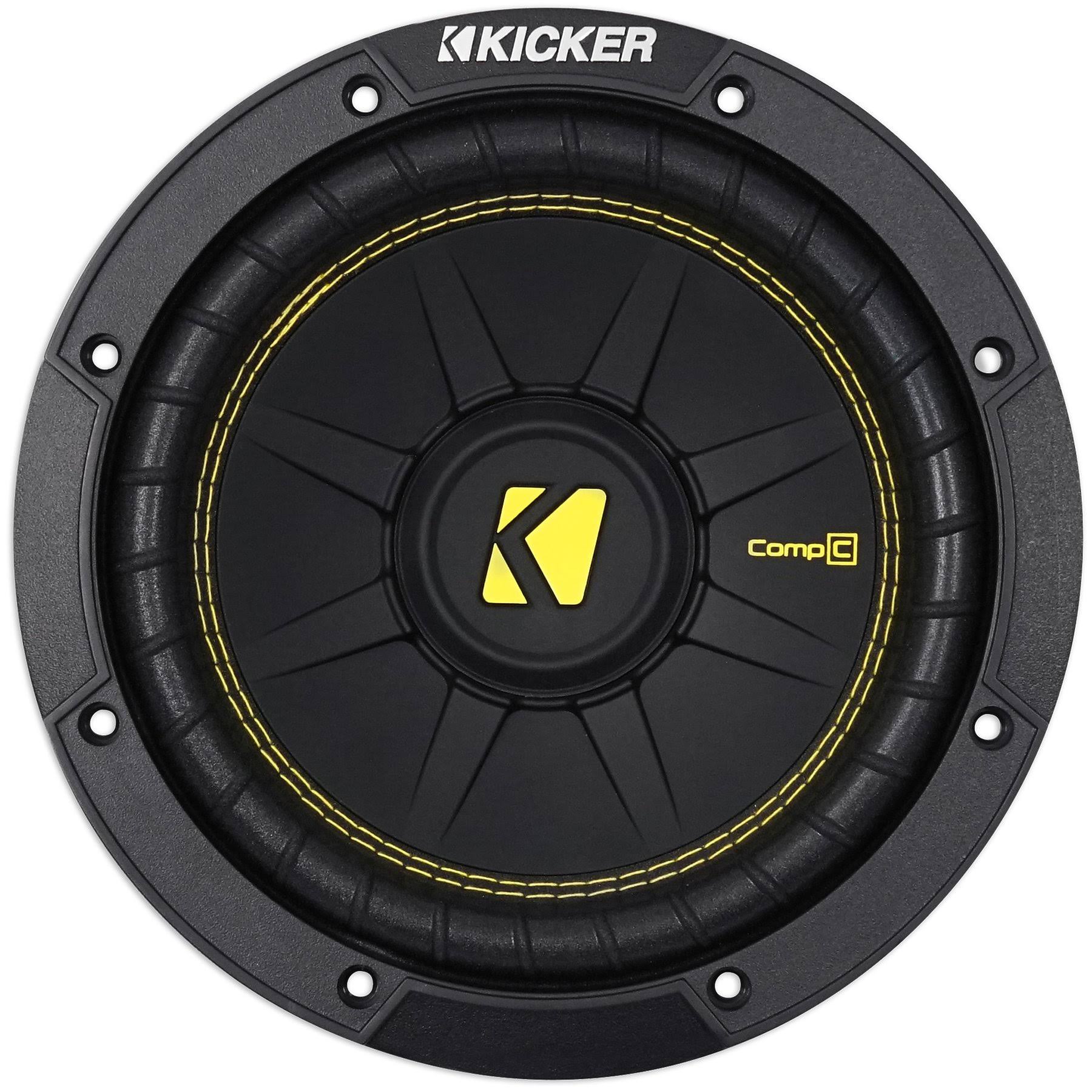 Kicker CompC Car Subwoofer - 8x22 44CWCD84