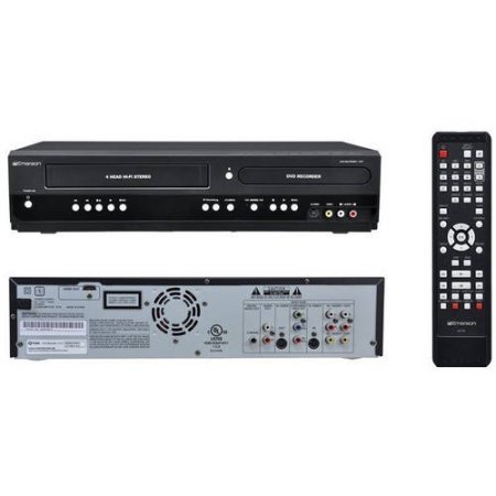 Emerson ZV427EM5 DVD/VCR Combo DVD Recorder and VCR Player With HDMI 1080p DVD/VHS, Progressive Scan Video Out, 5-Speed for Up to 6-hours Recording